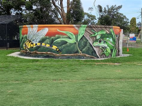 Panania Water Tank Art, Australian Silo Art Trail