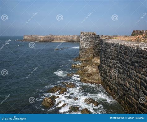 Magnificent Sindhudurg Fort is Situated and Floating Mid Sea of the ...