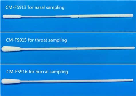 Oropharyngeal Nasopharyngeal Pcr Swab Flocked Oral Throat Swab For ...