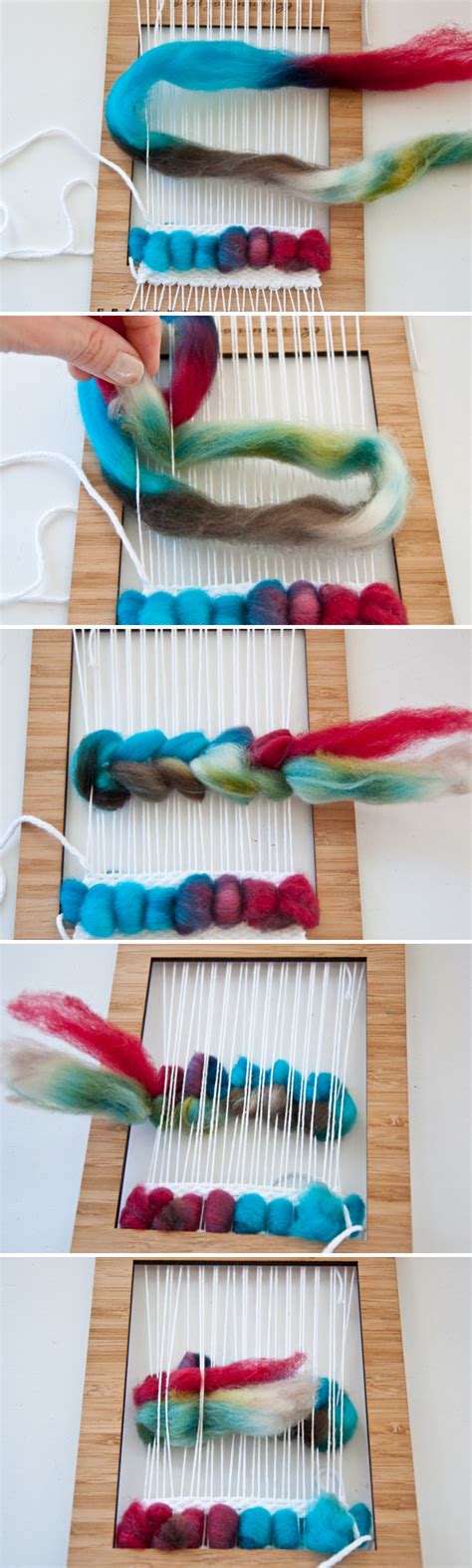 Weaving Techniques || How to Weave Roving | The Weaving Loom