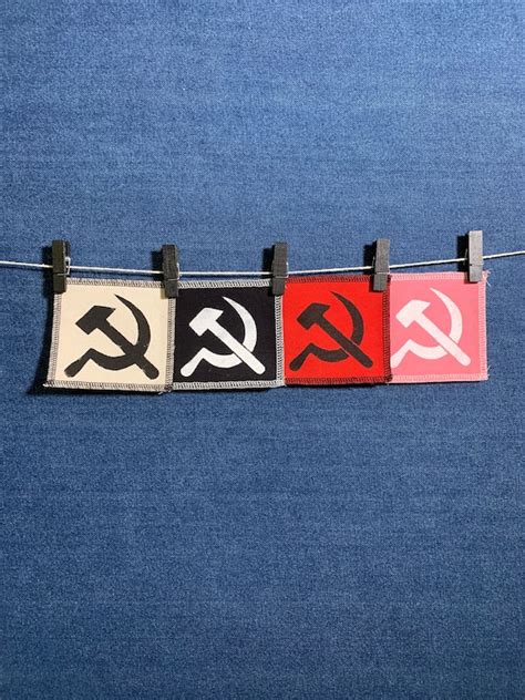 Hammer and Sickle Symbol Patch LARGE - Etsy