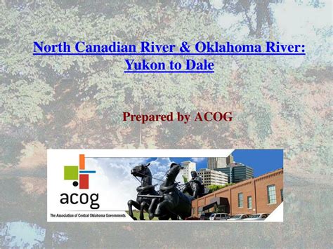 PPT - North Canadian River Oklahoma River Shell Creek Draft TMDLs For Bacteria PowerPoint ...