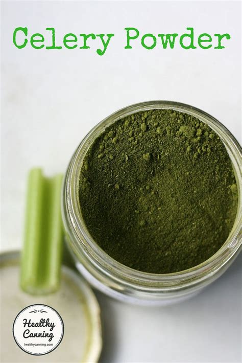 Celery Powder - Healthy Canning