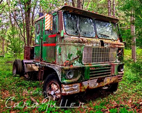 Photograph of the 1960s-1970s Green Model 7000 Cabover White | Etsy