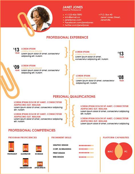 Marketing adobe illustrator resume templates - memoDer