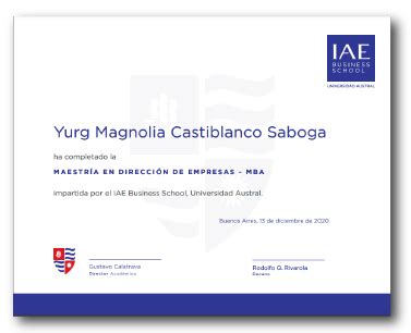 One-Year International MBA - IAE Business School