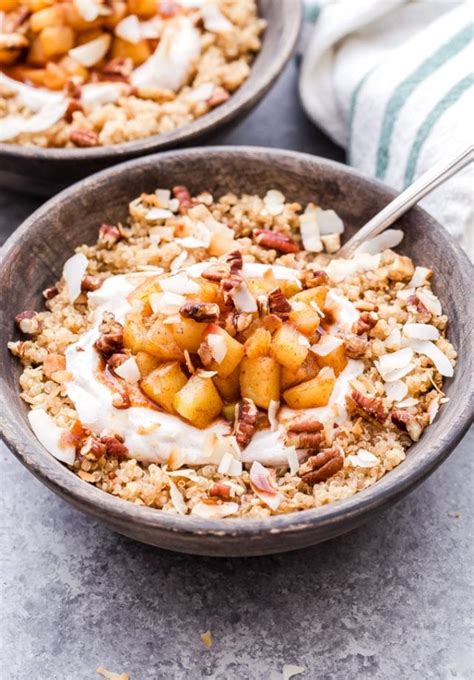 Apple Cinnamon Quinoa Breakfast Bowls - Recipe Runner