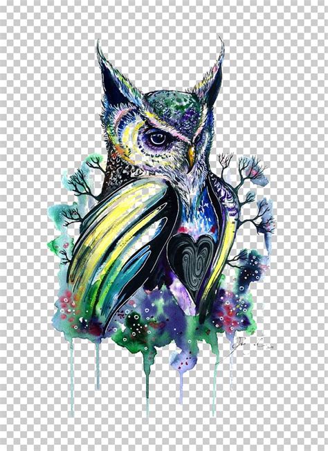 Owl The Guardian PNG, Clipart, Art, Artist, Bird, Black Forest, Canvas ...