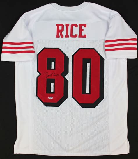 Jerry Rice Signed 49ers Jersey (PSA COA)