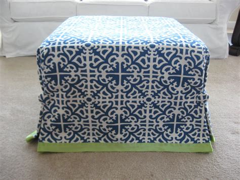 Large Ottoman Slipcover - Home Furniture Design