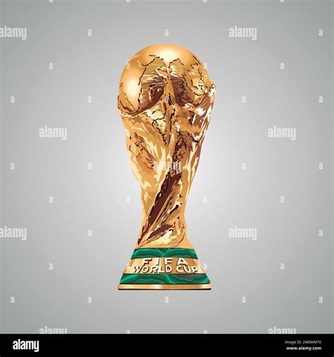 Trophy Fifa World Cup Logo Mondial Champion. Trophy vector illustration ...