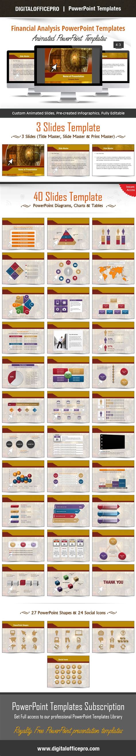 Financial Analysis PowerPoint Template Backgrounds | Powerpoint templates, Powerpoint, Financial ...