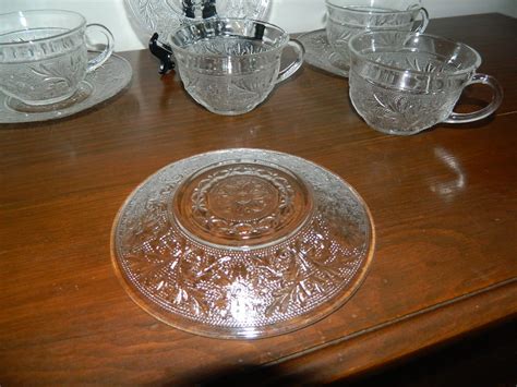 Depression Glass Vintage Anchor Hocking Clear Sandwich Pattern - Etsy