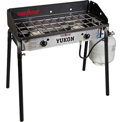 Two Burner Range Camp Gas Stove Propane Cooker Outdoor Portable Camping ...