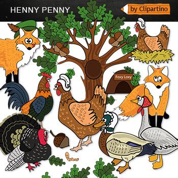 Henny Penny Clipart by Clipartino | Teachers Pay Teachers