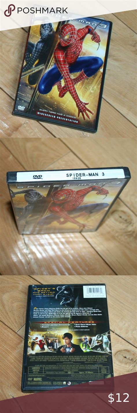 SPIDER-MAN 3 Widescreen Presentation DVD | Spiderman, Dvd, Presentation