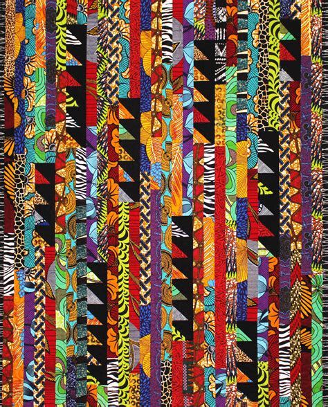 African Wax Fabric Quilts | African american quilts, African quilts, Modern quilting designs