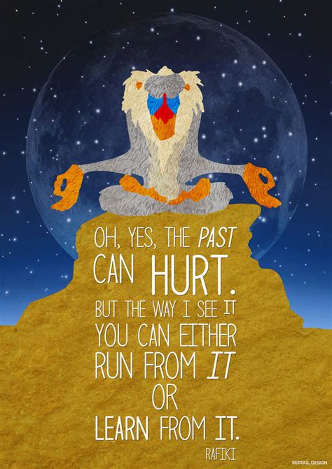 Lion King - Rafiki Quote Poster by JC-790514 on DeviantArt