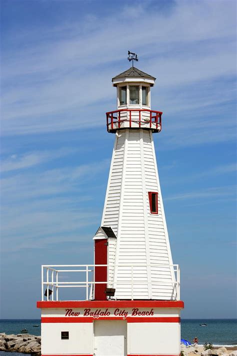 New Buffalo Lighthouse Photograph by Bruce McEntyre - Fine Art America