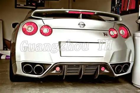 Car Styling For Nissan GTR R35 C \R35 Carbon fiber rear lip Spoiler For R35 Original ...