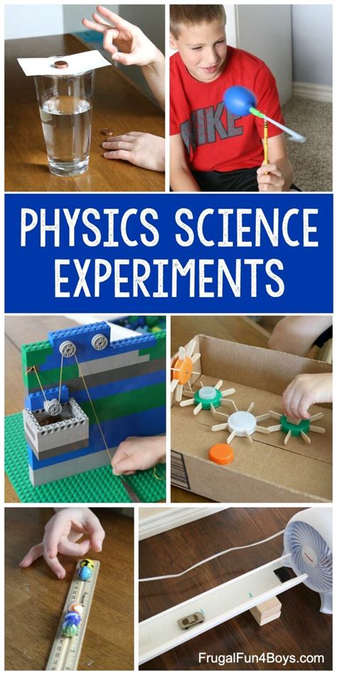 Physics Science Experiments for Elementary Aged Kids - Frugal Fun For Boys and Girls | Science ...