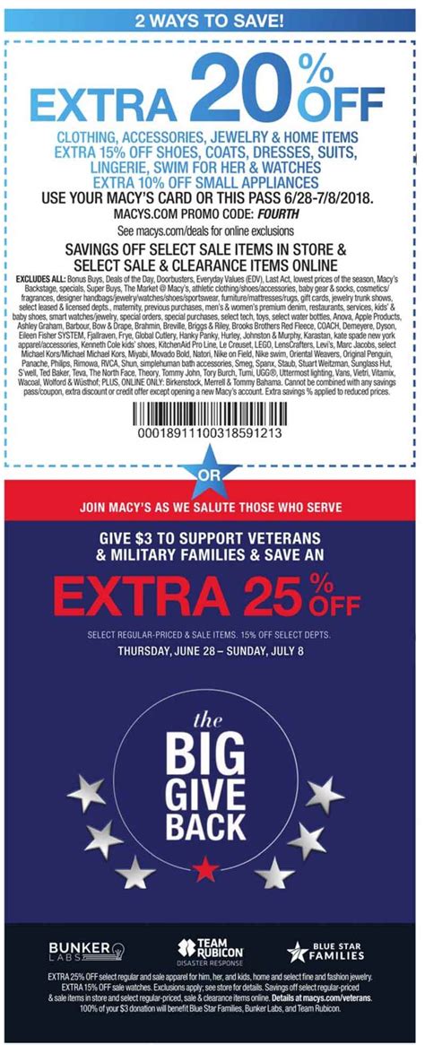 Macy's Coupons In Store Printable - FreePrintable.me