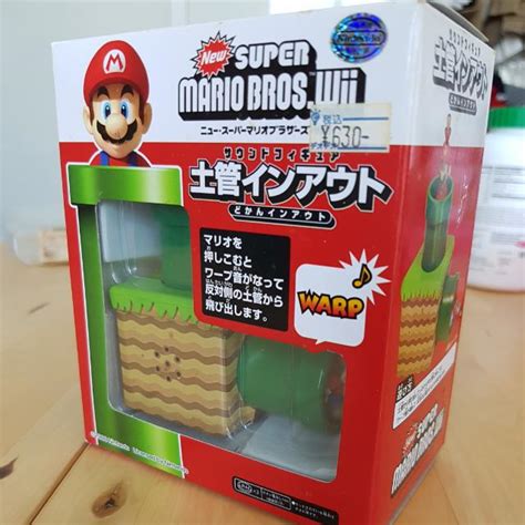 Super Mario Wii Warp Pipe Sound Figure (used), Hobbies & Toys, Toys & Games on Carousell