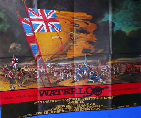 Waterloo - Original UK Movie Poster, 1970 | Movie posters, Original movie posters, The originals