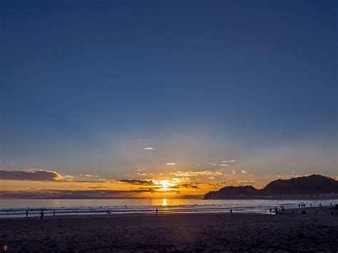 FROM THE GARDEN OF ZEN: Sunset at beach: Yuiga-hama (Kamakura)