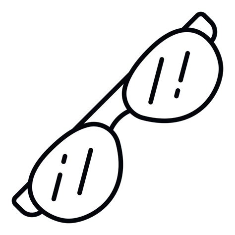 Sunglasses icon, outline style 15181533 Vector Art at Vecteezy