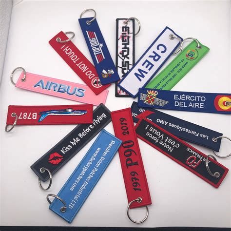 Custom Embroidered Keychain Custom Remove Before Flight Key - Etsy Australia