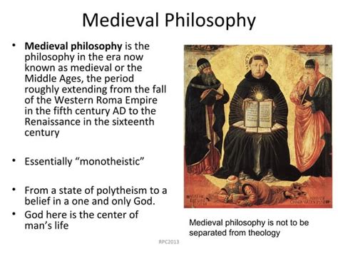 Middle Ages: Theocentric philosophy