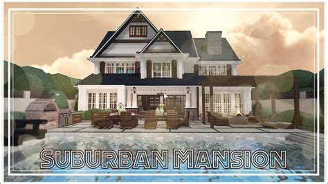 Two Story Suburban House Bloxburg