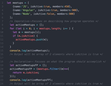 Functional programming in JavaScript