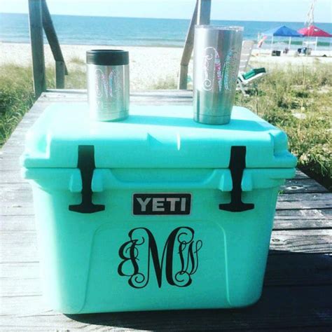 Pin by Cold As Ice Coolers on Yeti Coolers | Yeti monogram, Monogram decal, Yeti decals