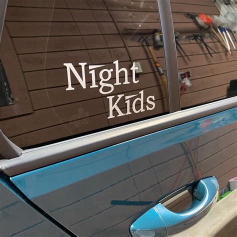 Night Kids Vinyl Decal | Spinnywhoosh Graphics