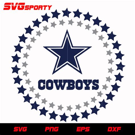 Dallas Cowboys Circle Logo svg, nfl svg, eps, dxf, png, digital file – SVG Sporty