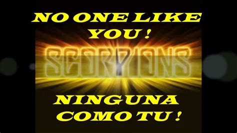 SCORPIONS ! NO ONE LIKE YOU ! NINGUNA COMO TU ! SUBTITULOS ! - YouTube