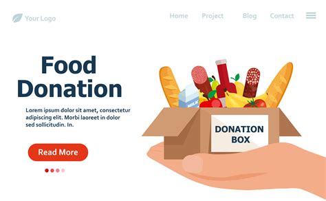 Food and grocery donation concept. Charity, food donation for needy ...