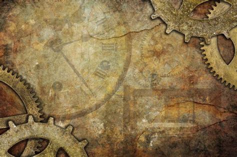 Steampunk Background stock photo. Image of sepia, gears - 101305070