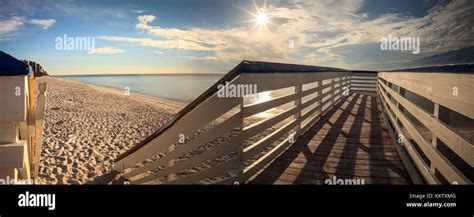 Golden hour of sunset at Clam Pass Beach in Naples, Florida, USA Stock Photo - Alamy