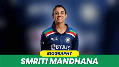 Smriti Mandhana Biography, Height, Husband Name, Records, Family