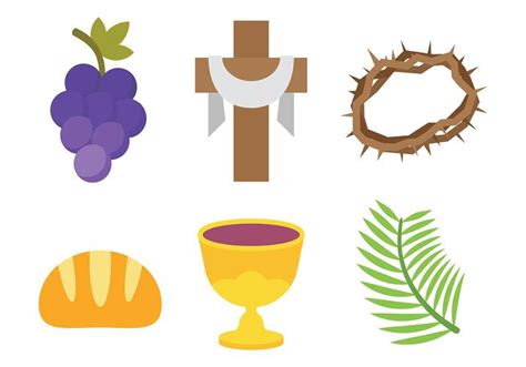 Free Holy Week Icons Vector 135758 Vector Art at Vecteezy