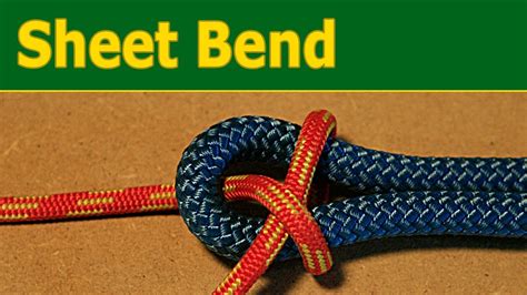 Sheet Bend Knot [Becket bend] - YouTube