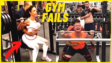 GYM FAILS Compilation #1 - Funniest Fitness Fails January - YouTube