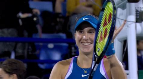 Bencic saves 3 match points to beat Samsonova and win Abu Dhabi Open ...