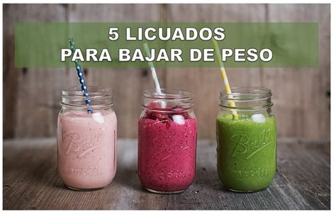 5 Licuados para Bajar de Peso Saludables - VIDA CON SALUD