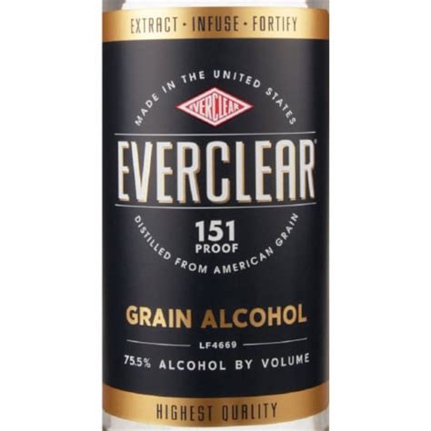 Everclear Grain Alcohol, 750 ml - Ralphs