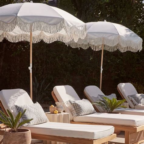 Fringe Beach Umbrella | Pool decor, Pool umbrellas, Beach umbrella