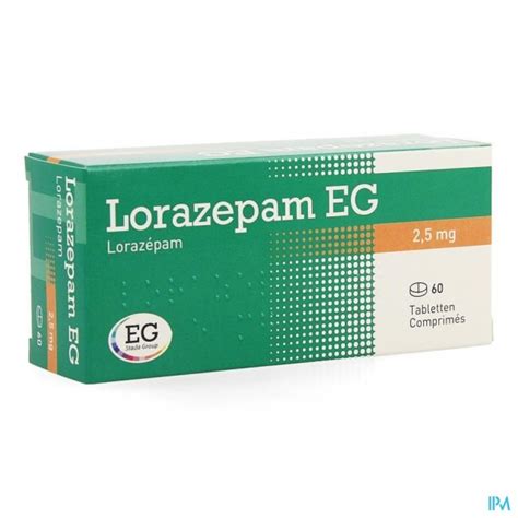 Lorazepam - LORAZEPAM EG COMP 60X2,5MG | Apotheek Thiels - Learn about side effects ...